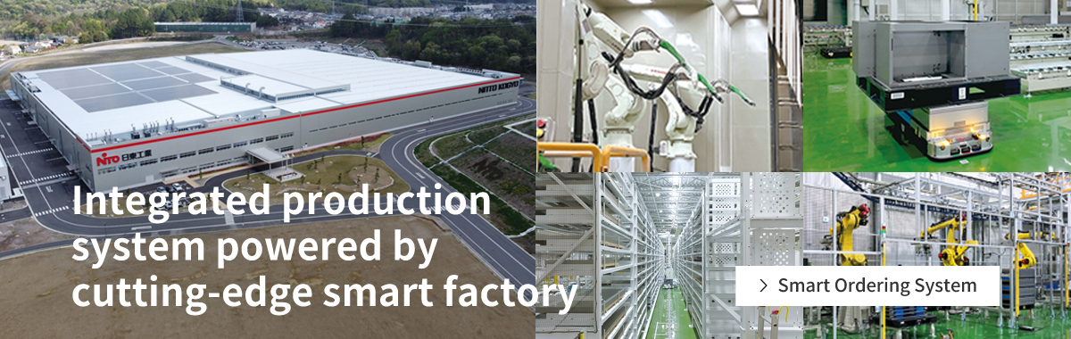 Integrated production system powerd by cutting-edge smart factory