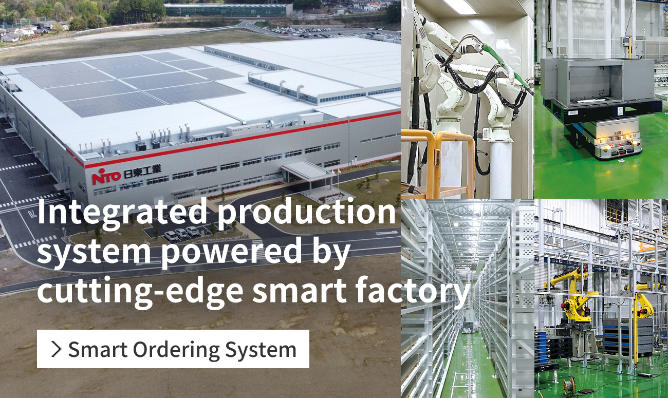 Integrated production system powerd by cutting-edge smart factory