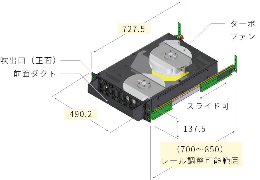 床下空調ファン