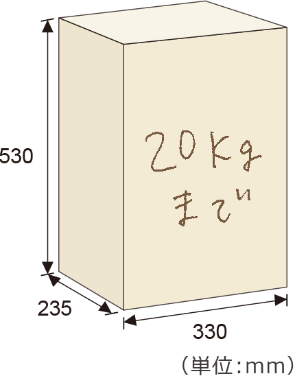 荷物最大サイズ